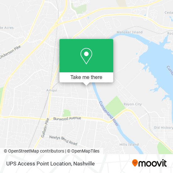 Mapa de UPS Access Point Location