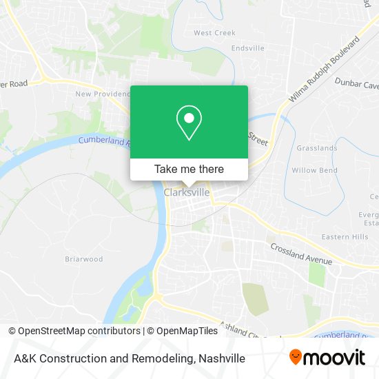 A&K Construction and Remodeling map
