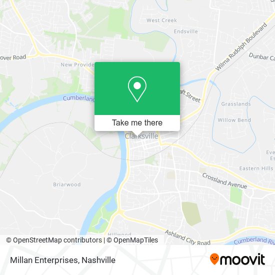 Millan Enterprises map
