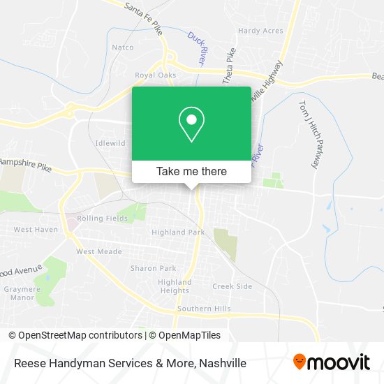 Mapa de Reese Handyman Services & More