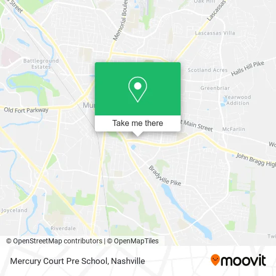 Mapa de Mercury Court Pre School