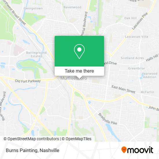 Burns Painting map