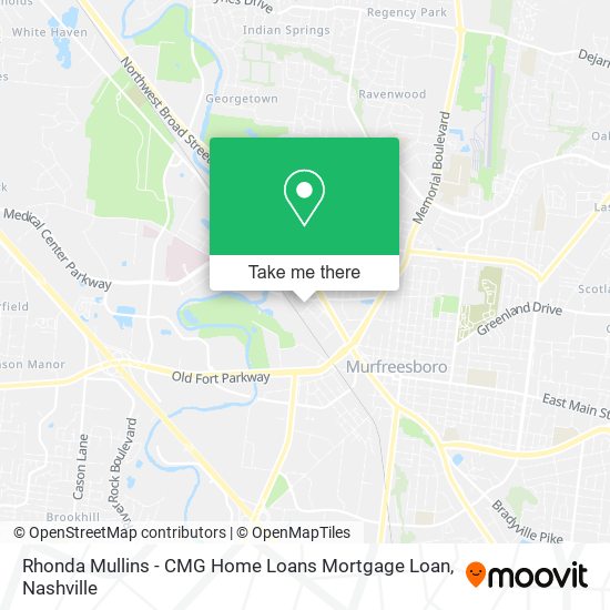 Mapa de Rhonda Mullins - CMG Home Loans Mortgage Loan