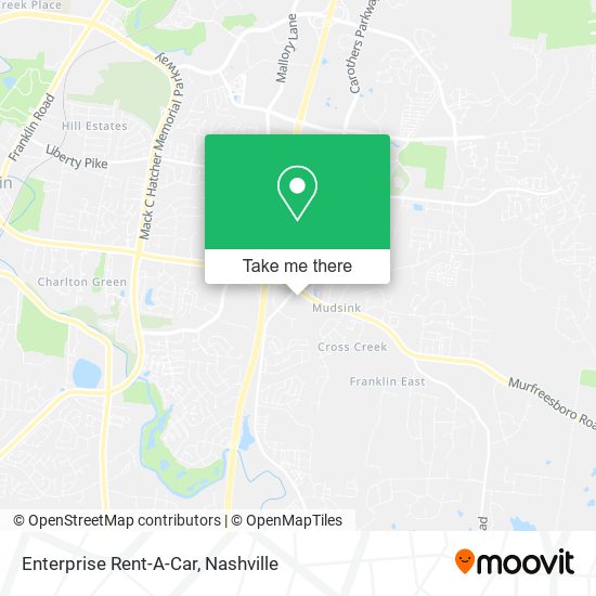 Mapa de Enterprise Rent-A-Car