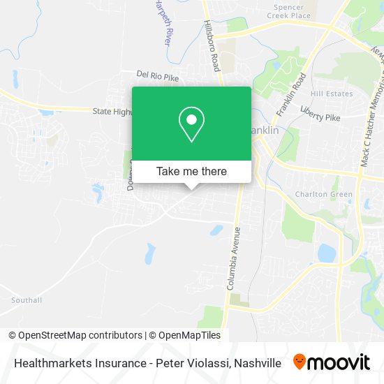 Mapa de Healthmarkets Insurance - Peter Violassi