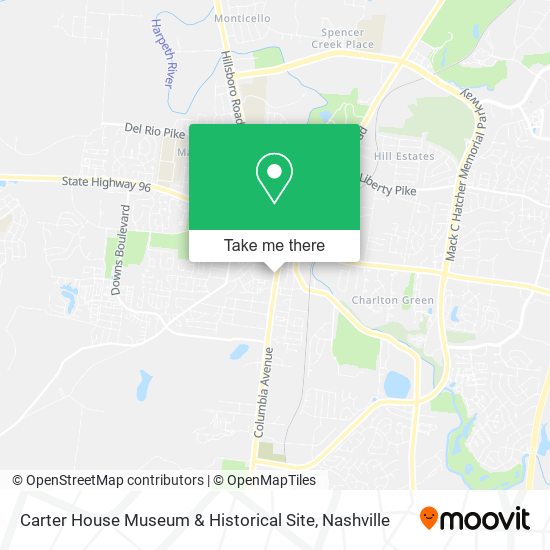 Carter House Museum & Historical Site map