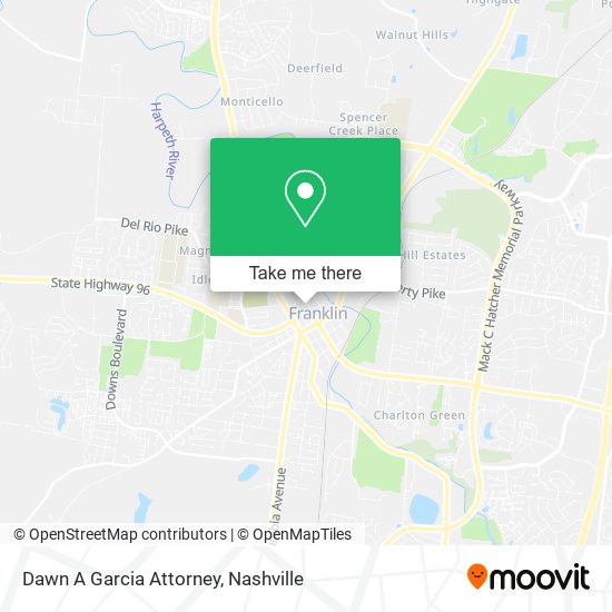 Mapa de Dawn A Garcia Attorney