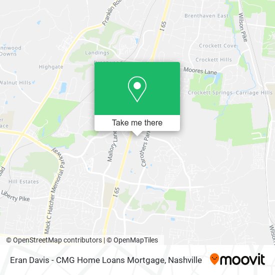 Eran Davis - CMG Home Loans Mortgage map