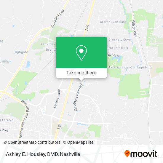 Ashley E. Housley, DMD map