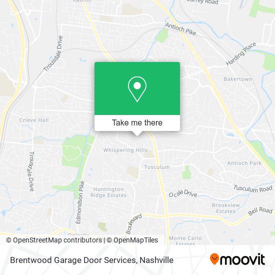 Mapa de Brentwood Garage Door Services