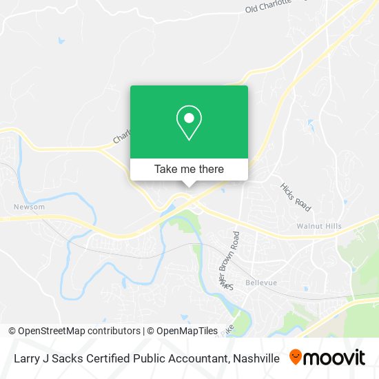 Larry J Sacks Certified Public Accountant map