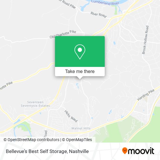 Mapa de Bellevue's Best Self Storage