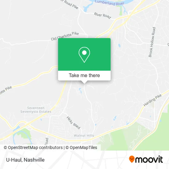 U-Haul map