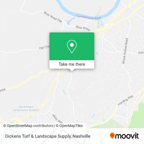 Mapa de Dickens Turf & Landscape Supply