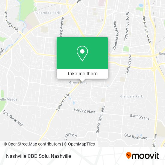 Nashville CBD Solu map