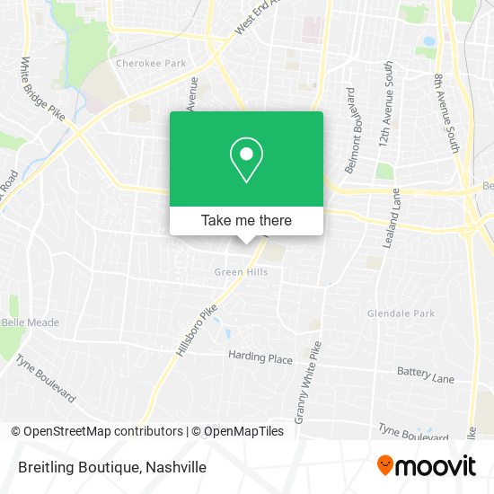 Breitling Boutique map