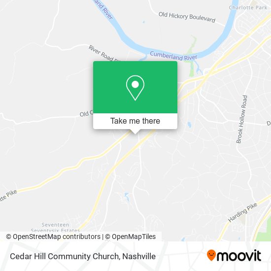 Mapa de Cedar Hill Community Church