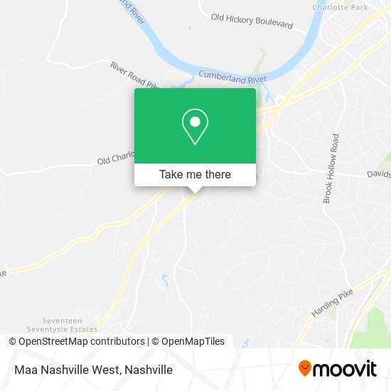 Maa Nashville West map