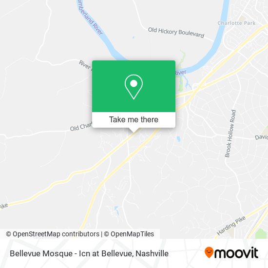 Mapa de Bellevue Mosque - Icn at Bellevue
