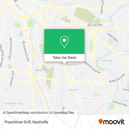 Peachtree Grill map