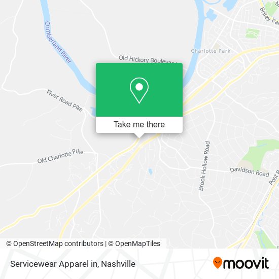 Servicewear Apparel in map