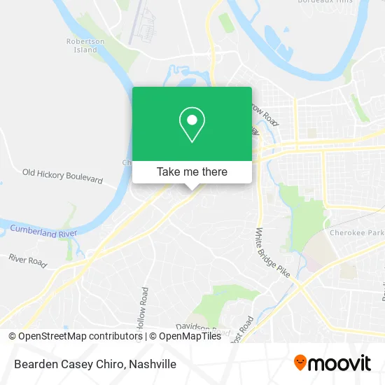 Bearden Casey Chiro map