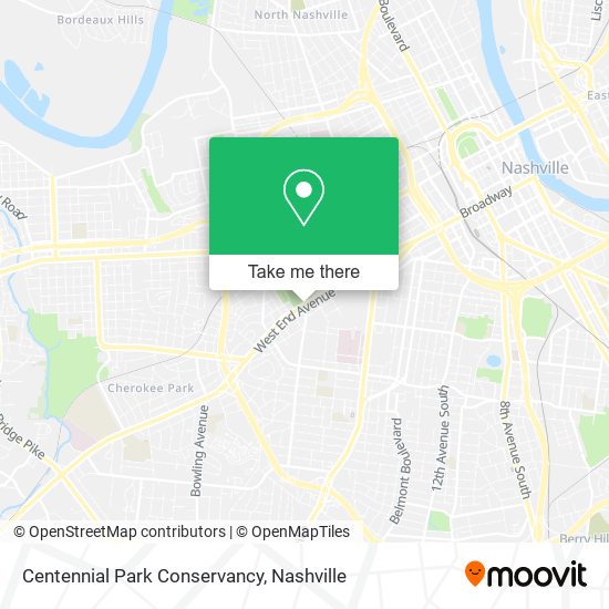 Centennial Park Conservancy map