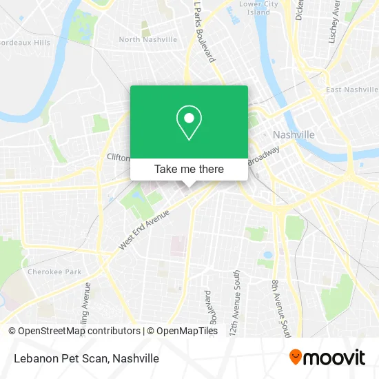 Lebanon Pet Scan map