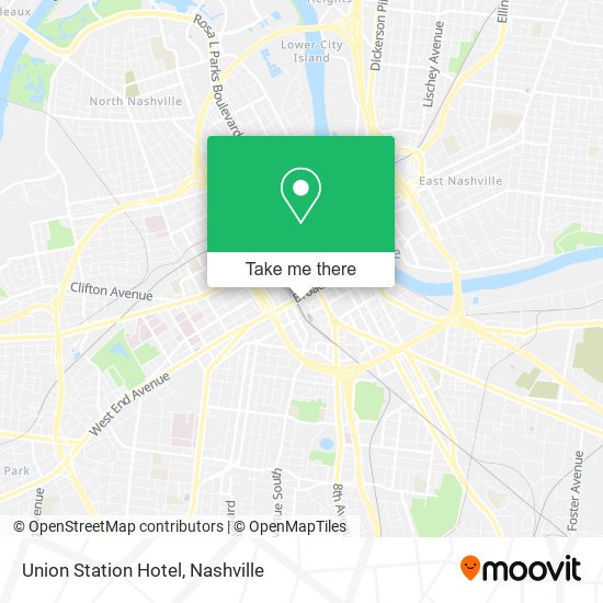 Mapa de Union Station Hotel