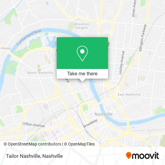 Tailor Nashville map