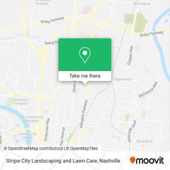 Mapa de Stripe City Landscaping and Lawn Care