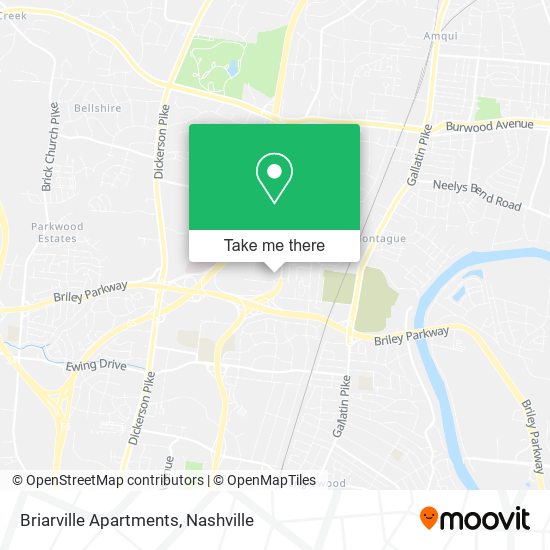 Mapa de Briarville Apartments