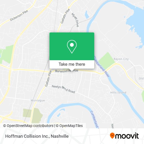 Mapa de Hoffman Collision Inc.