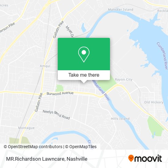MR.Richardson Lawncare map