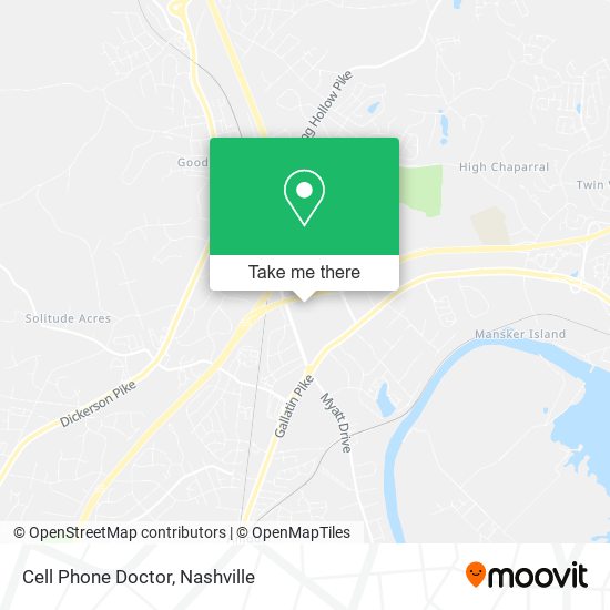Cell Phone Doctor map