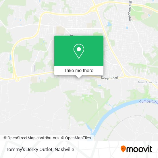 Tommy's Jerky Outlet map