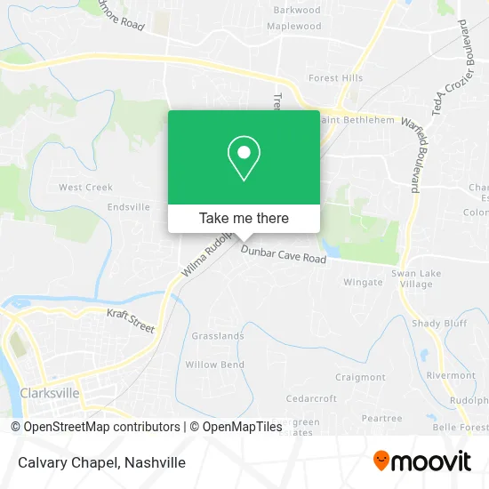 Calvary Chapel map
