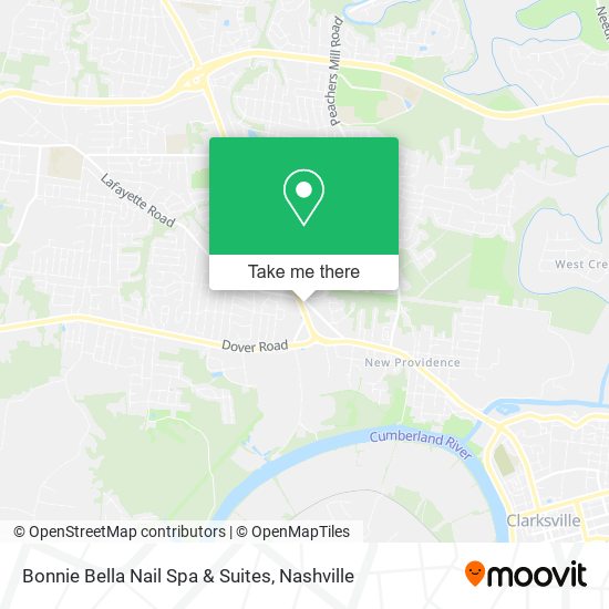 Mapa de Bonnie Bella Nail Spa & Suites