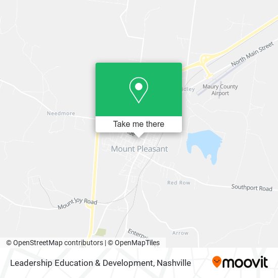 Leadership Education & Development map