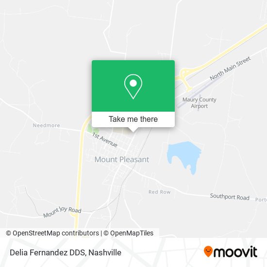 Delia Fernandez DDS map