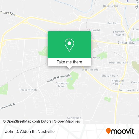 Mapa de John D. Alden III