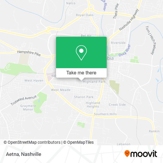 Mapa de Aetna