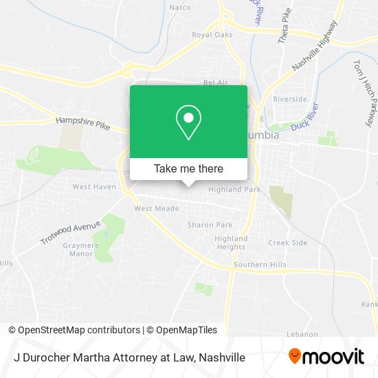 J Durocher Martha Attorney at Law map