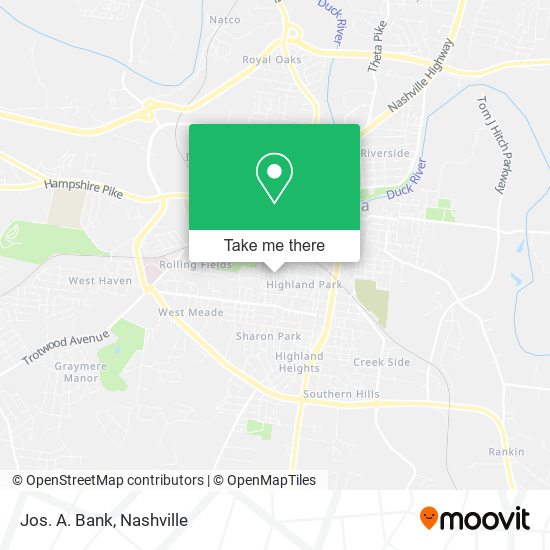 Mapa de Jos. A. Bank