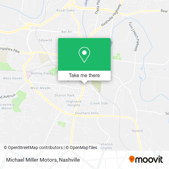 Michael Miller Motors map