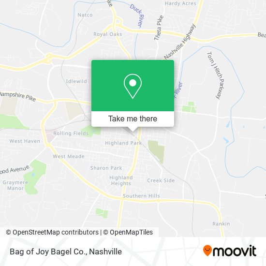 Bag of Joy Bagel Co. map