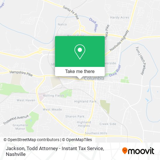 Jackson, Todd Attorney - Instant Tax Service map