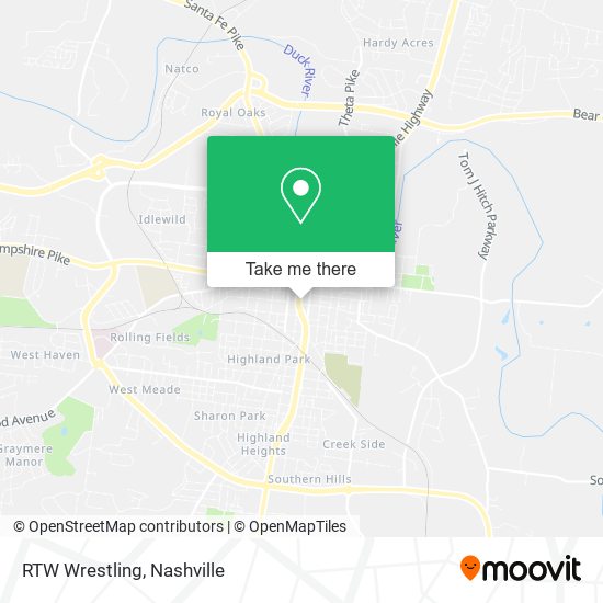 RTW Wrestling map