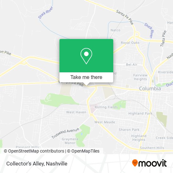 Collector's Alley map