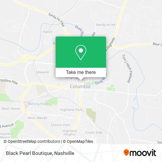 Mapa de Black Pearl Boutique